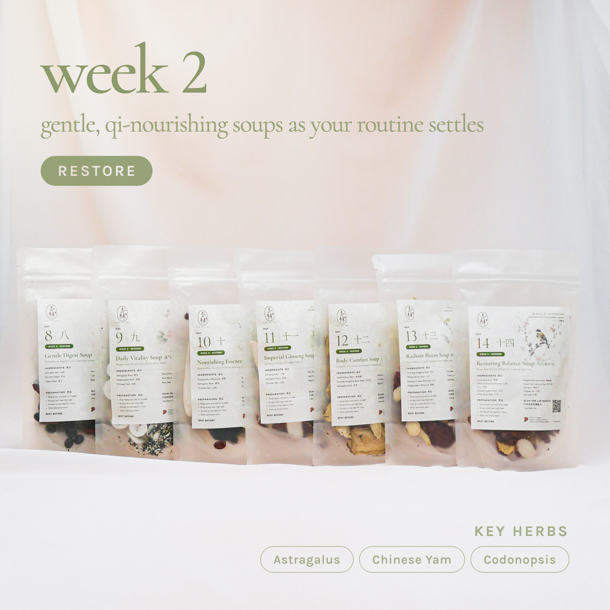 28-day Restful Confinement set