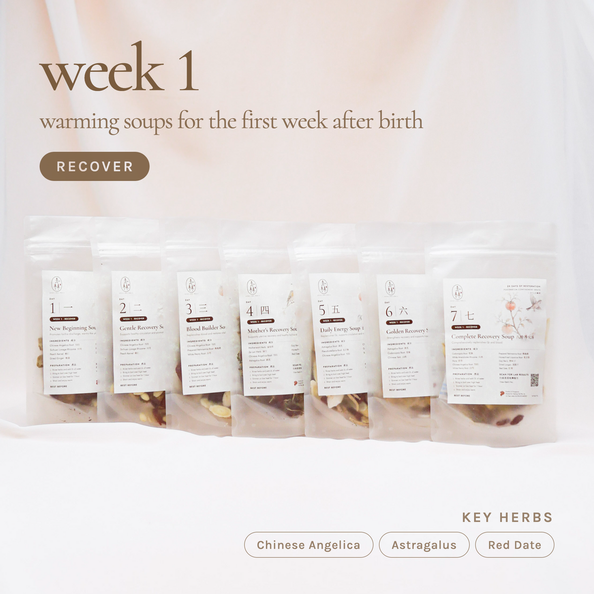 28-day Restful Confinement set