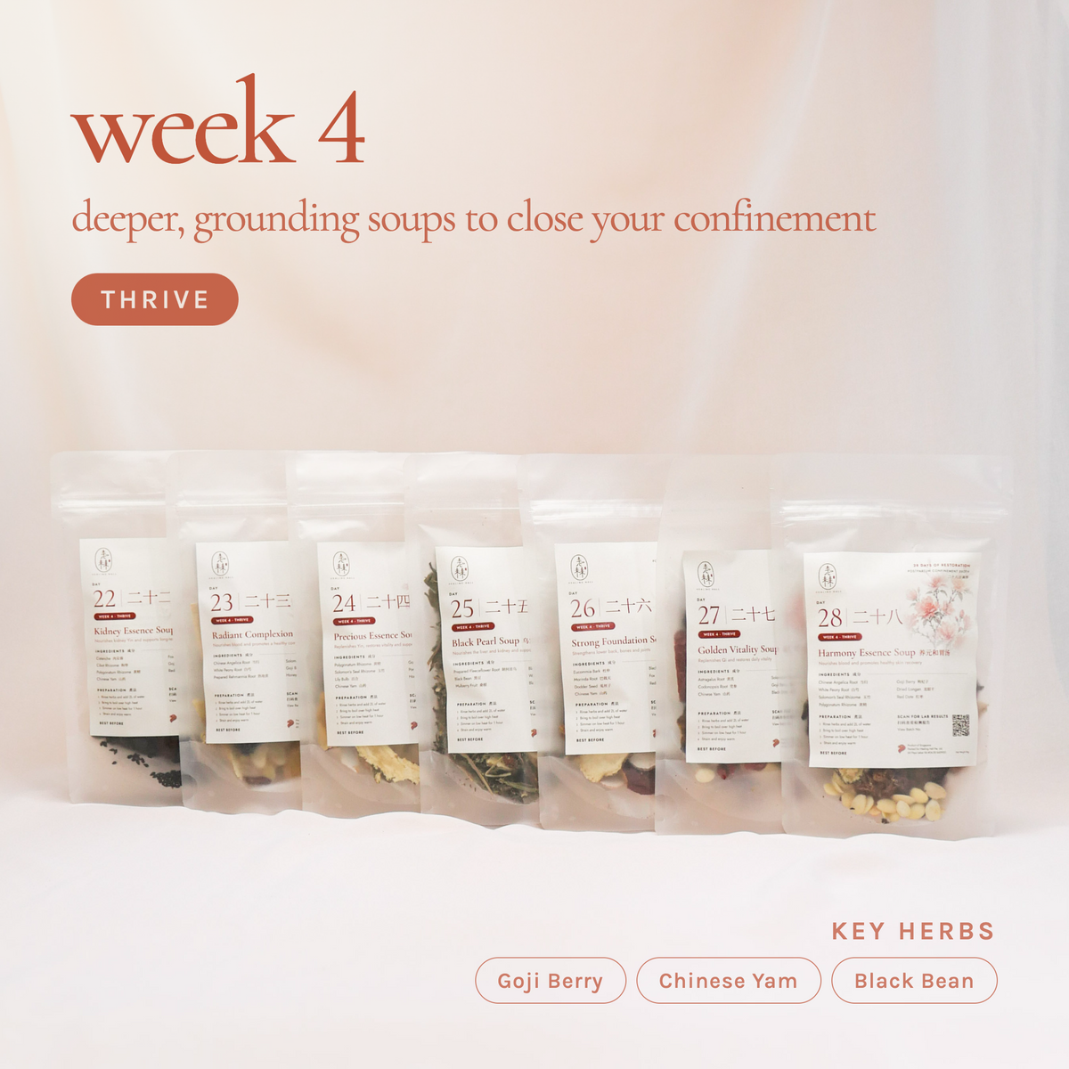 28-day Restful Confinement set