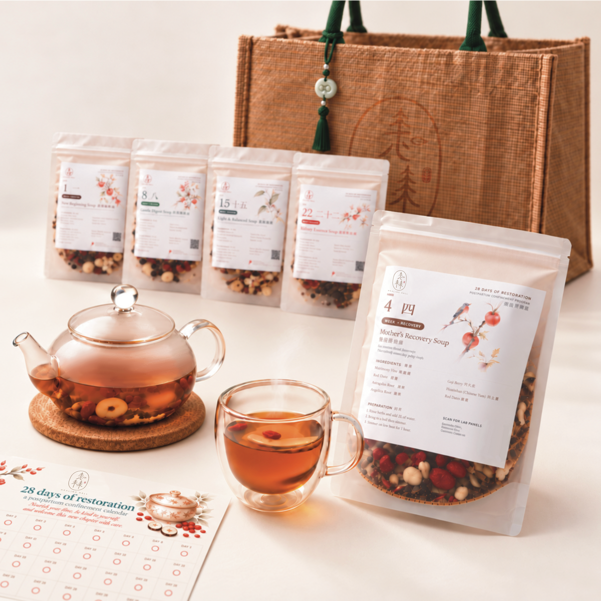 28-day Restful Confinement set